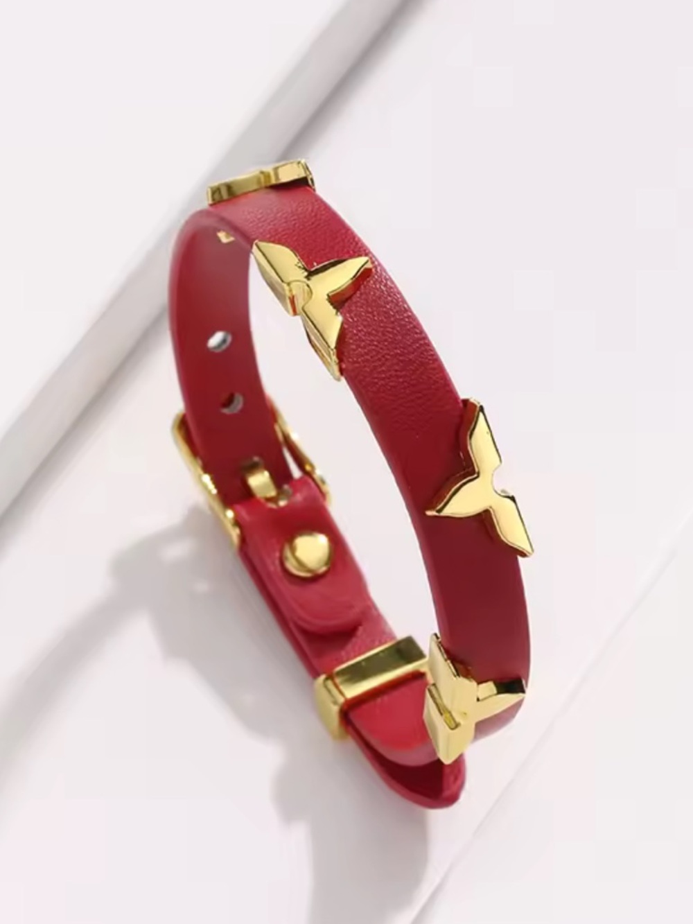 Fashion leather bracelet strap